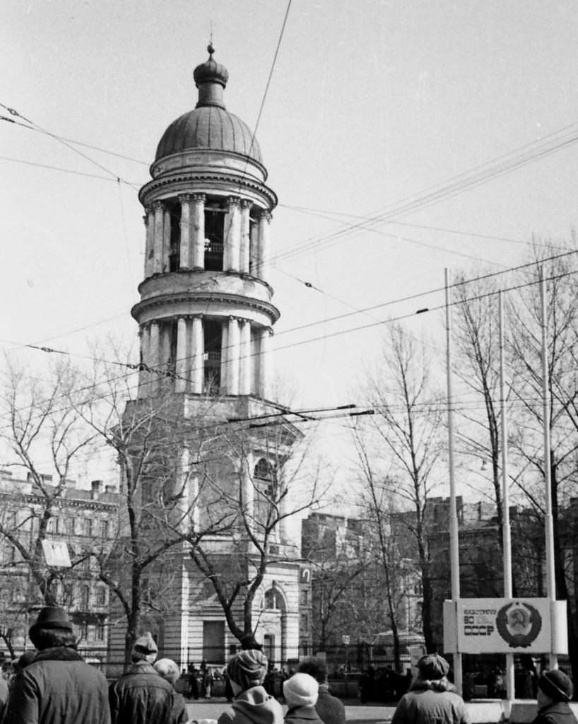 Колокольня собора владимирской иконы божией матери. Колокольня Барокко. Храм Владимирской иконы Божией матери в Виноградове.