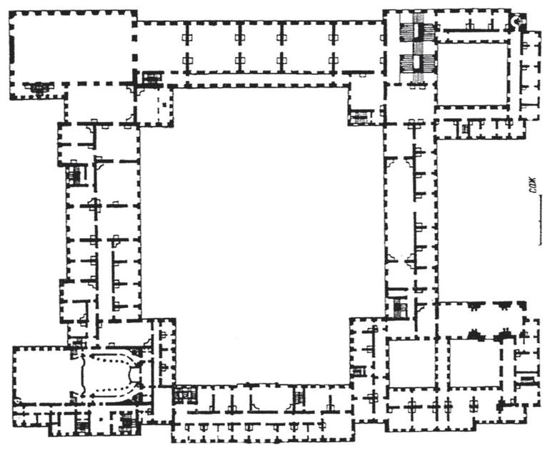 План эрмитажа 1 этаж